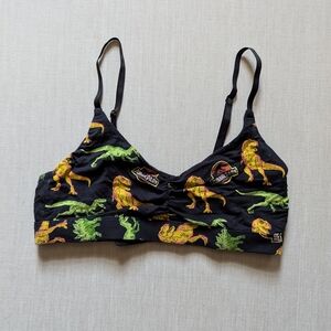 MeUndies Jurassic Park Black Bralette
